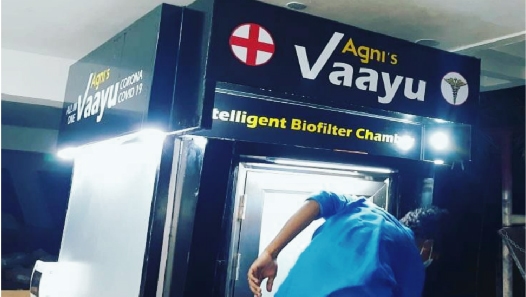 During Pandemic Situation BME &MHT student jointly innovate the Vaayu a bio filter Chamber