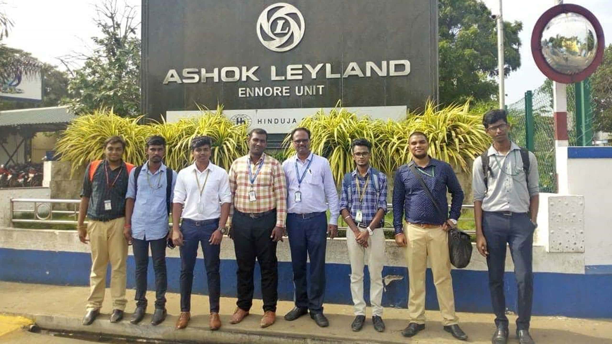 Students Industry oriented Design Projects @ Ashok Leyland, Ltd., Chennai