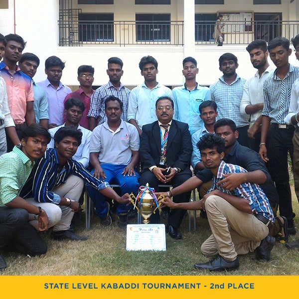 State Level Kabaddi Tournament Second Place