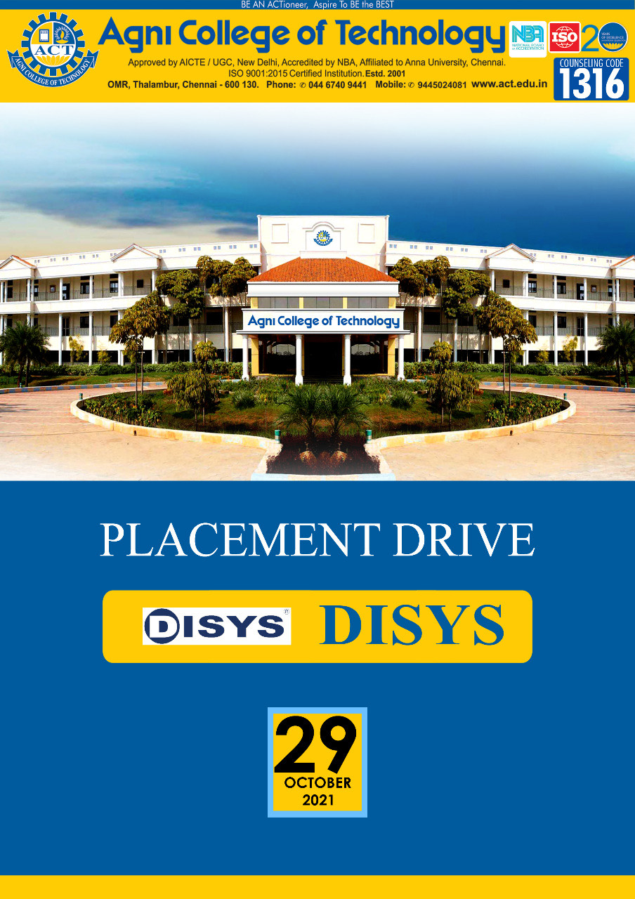 Placement Drive @ DISYS