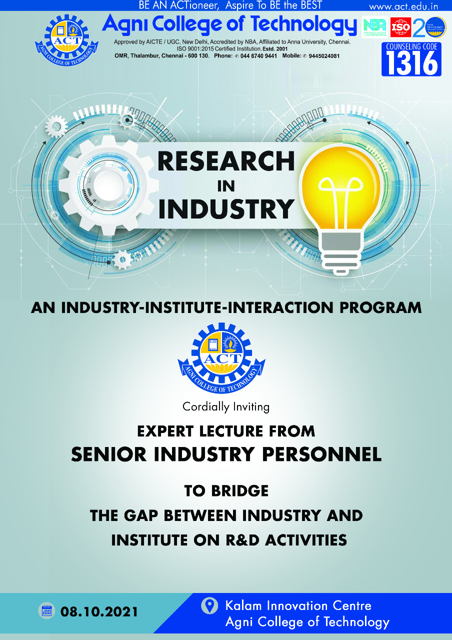INDUSTRY IN RESEARCH