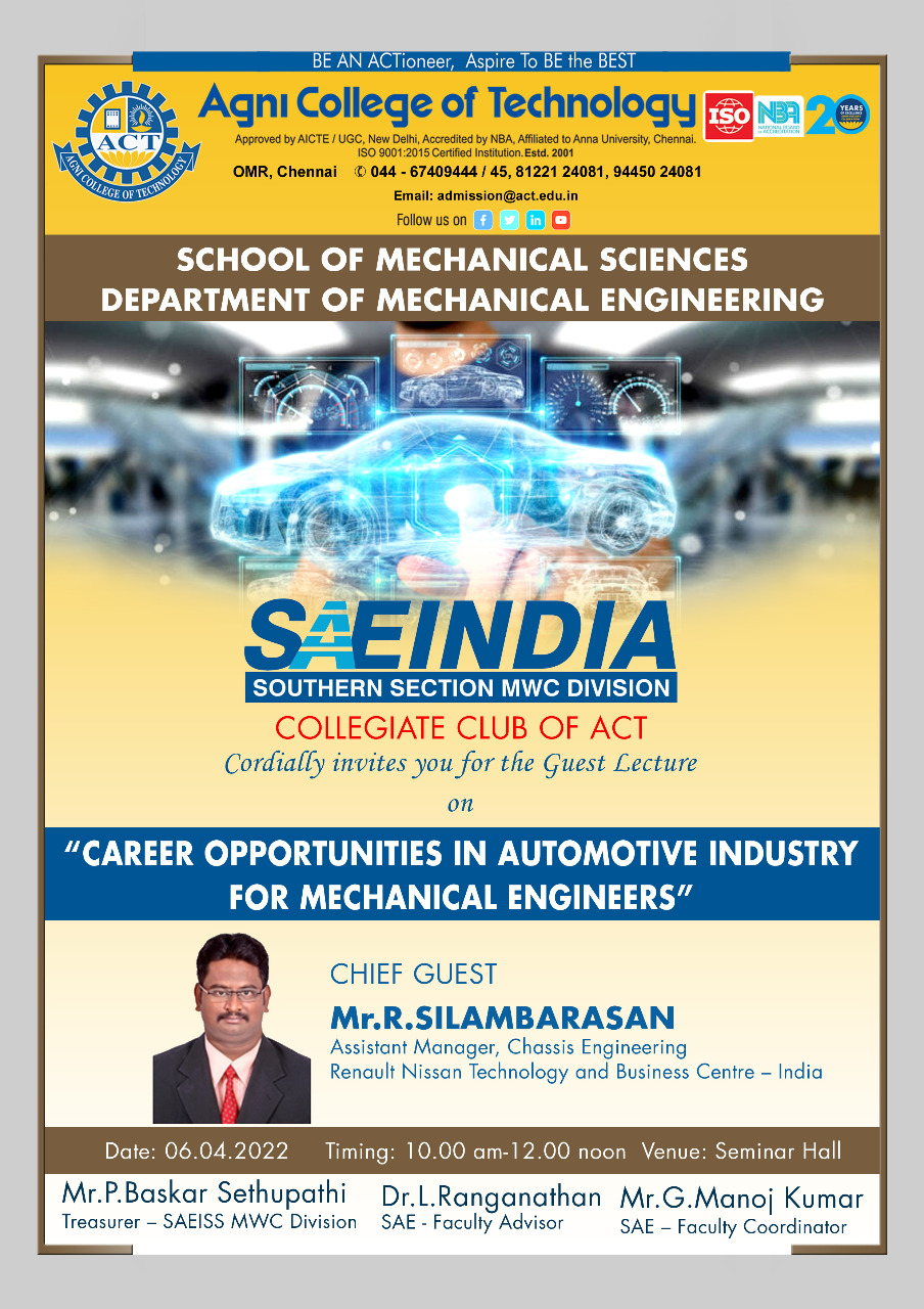 Career Opportunities in Automotive Industry for Mechanical Engineers