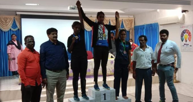 ACT Student bagged GOLD Medal in Weight Lifting (55KG)