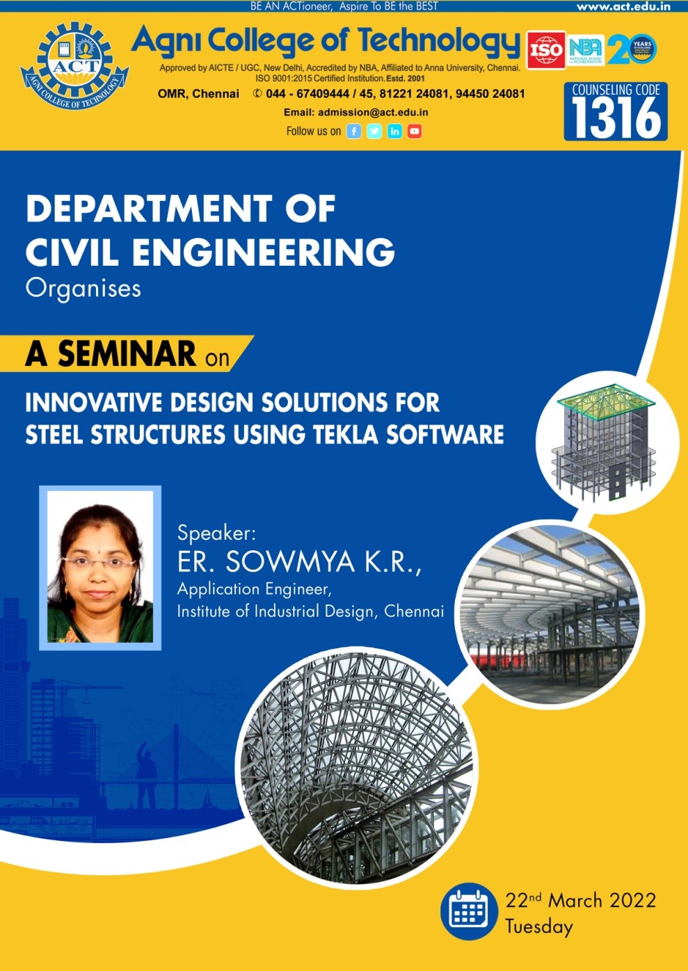 Seminar on ‘Innovative Design solutions for Steel Structures using Tekla Software’