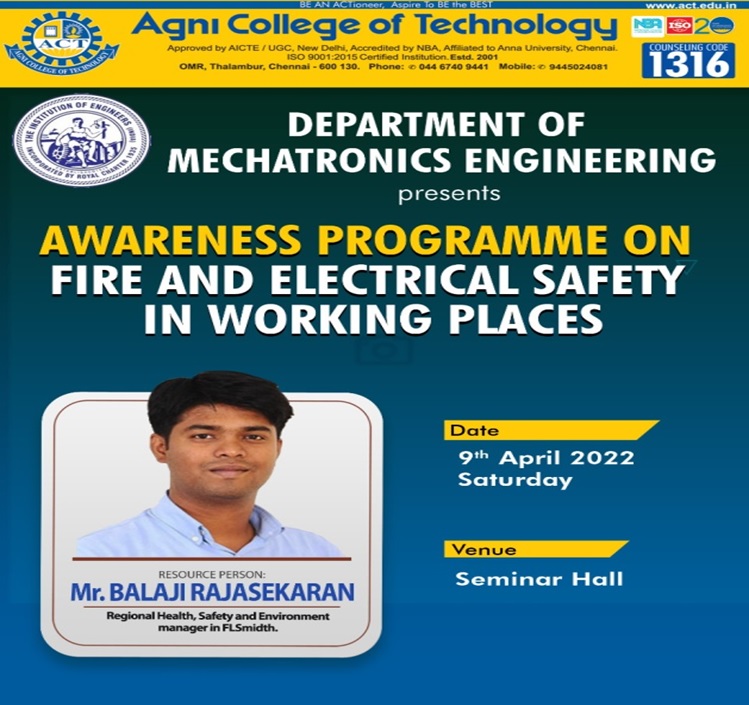 Awareness Program on Fire and Electrical Safety In Working Places