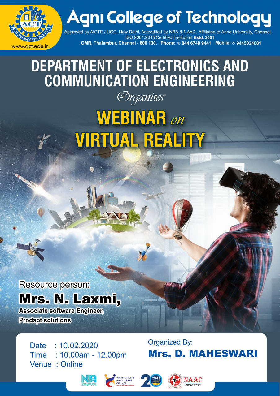 Webinar on Virtual Reality
