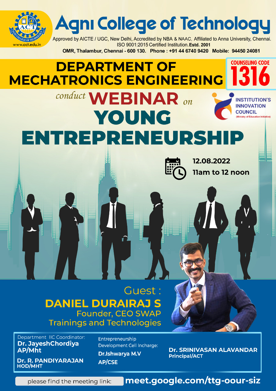 Webinar on Young Entrepreneurship