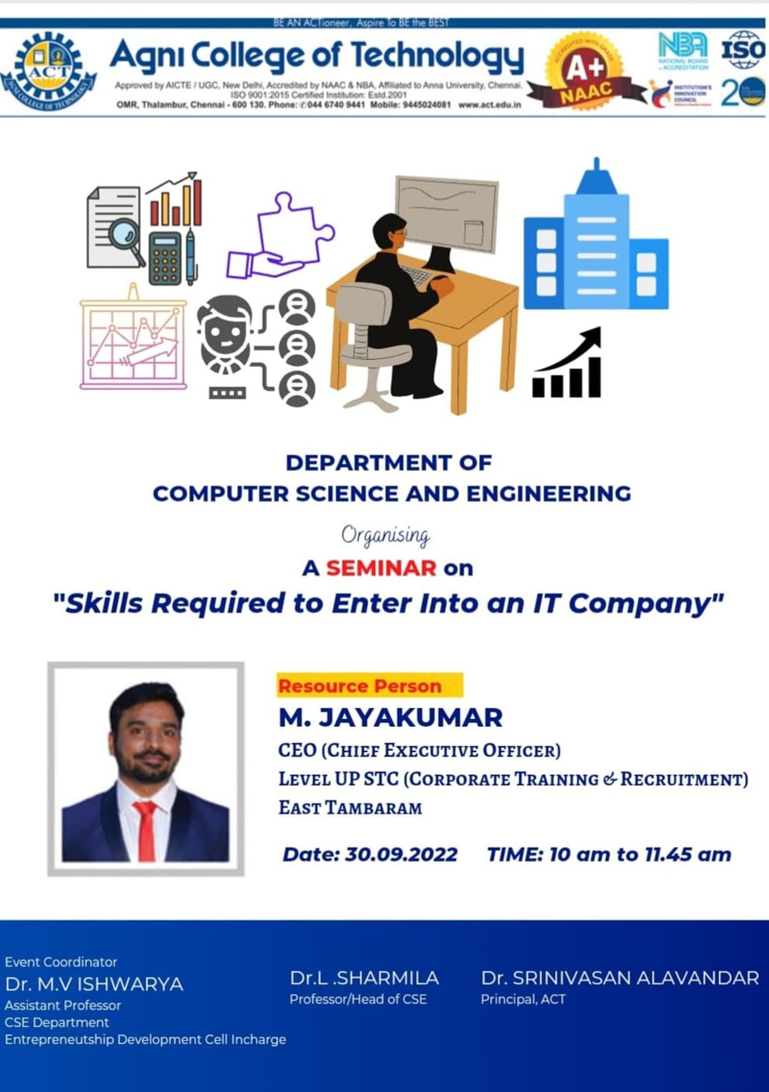 Seminar on Skills Required to Enter into an IT Company
