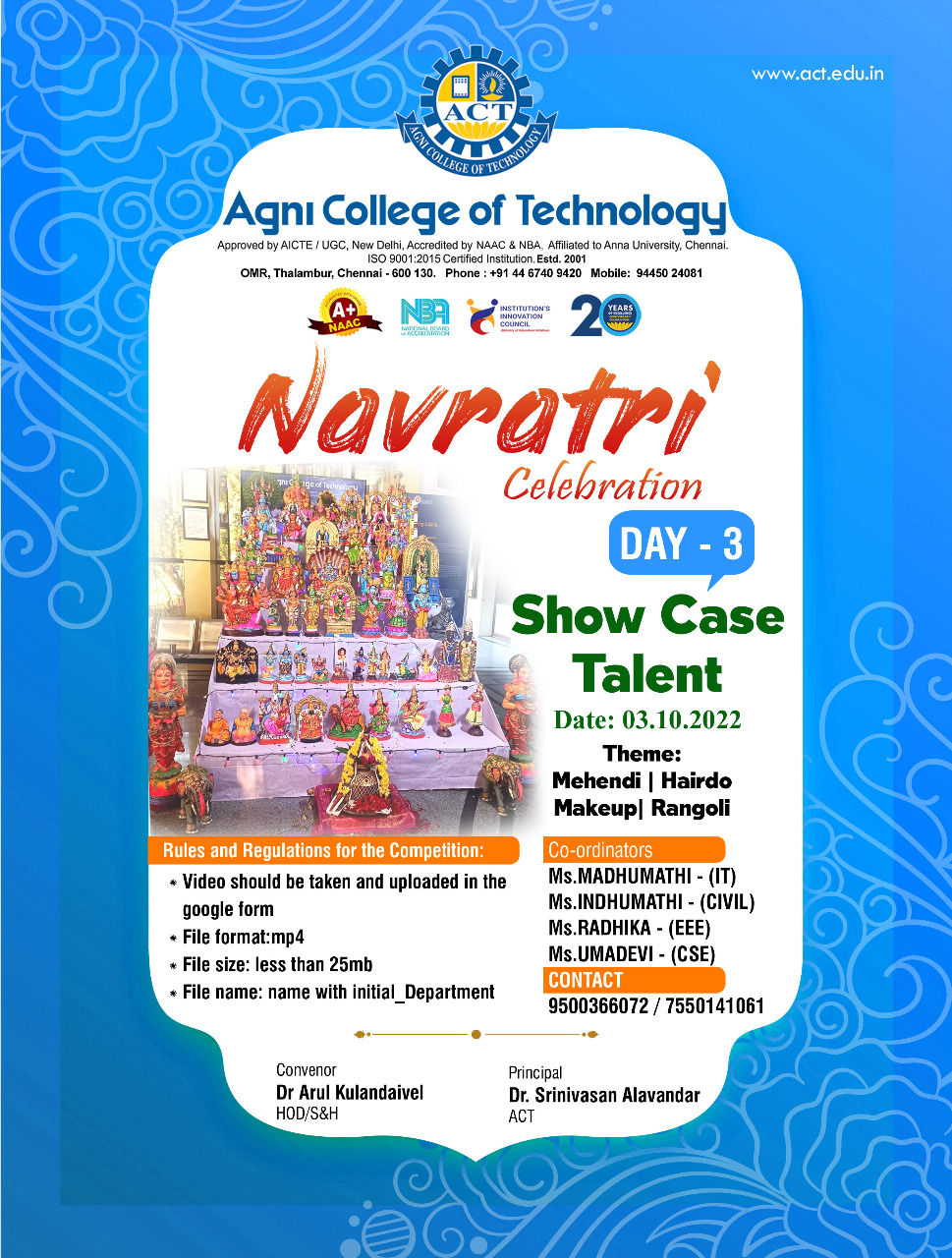 Navaratri Celebration 2022 Day-3
