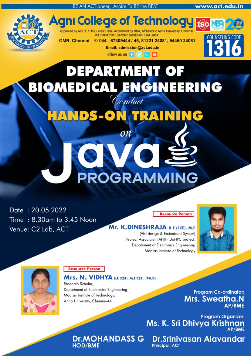 Workshop on Java Programming