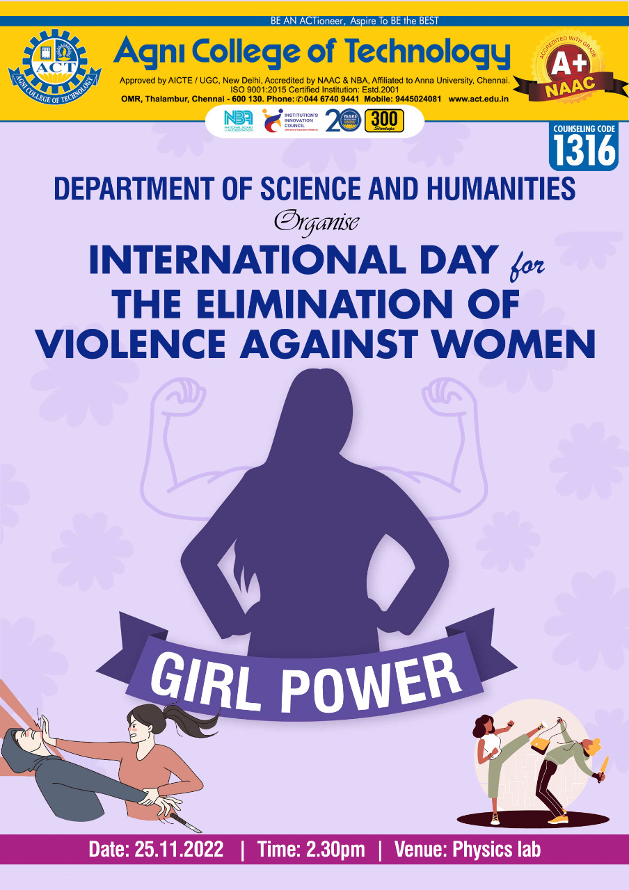 International Day for The Elimination of Violence against Women