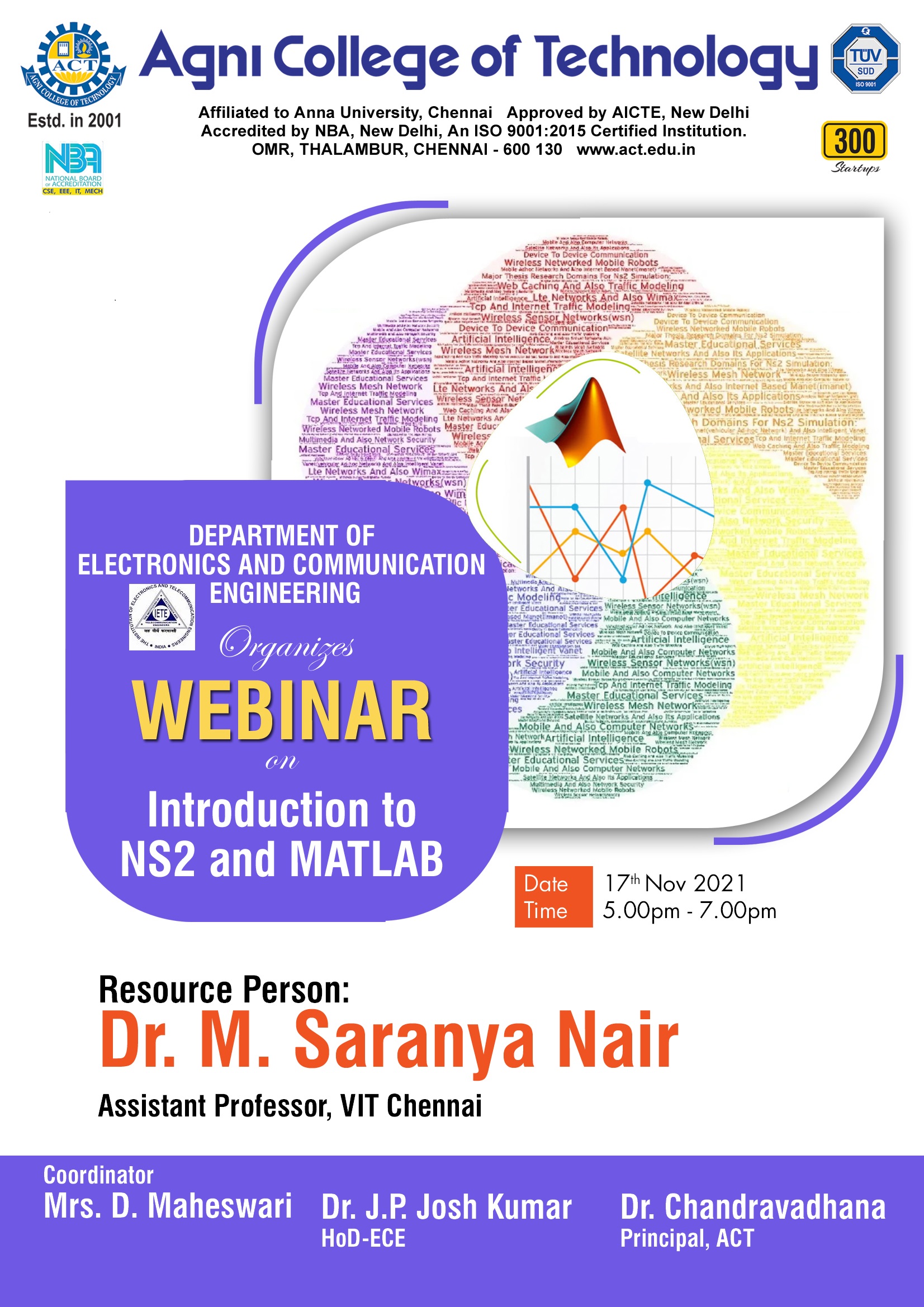 Webinar on Introduction to NS2 and MATLAB