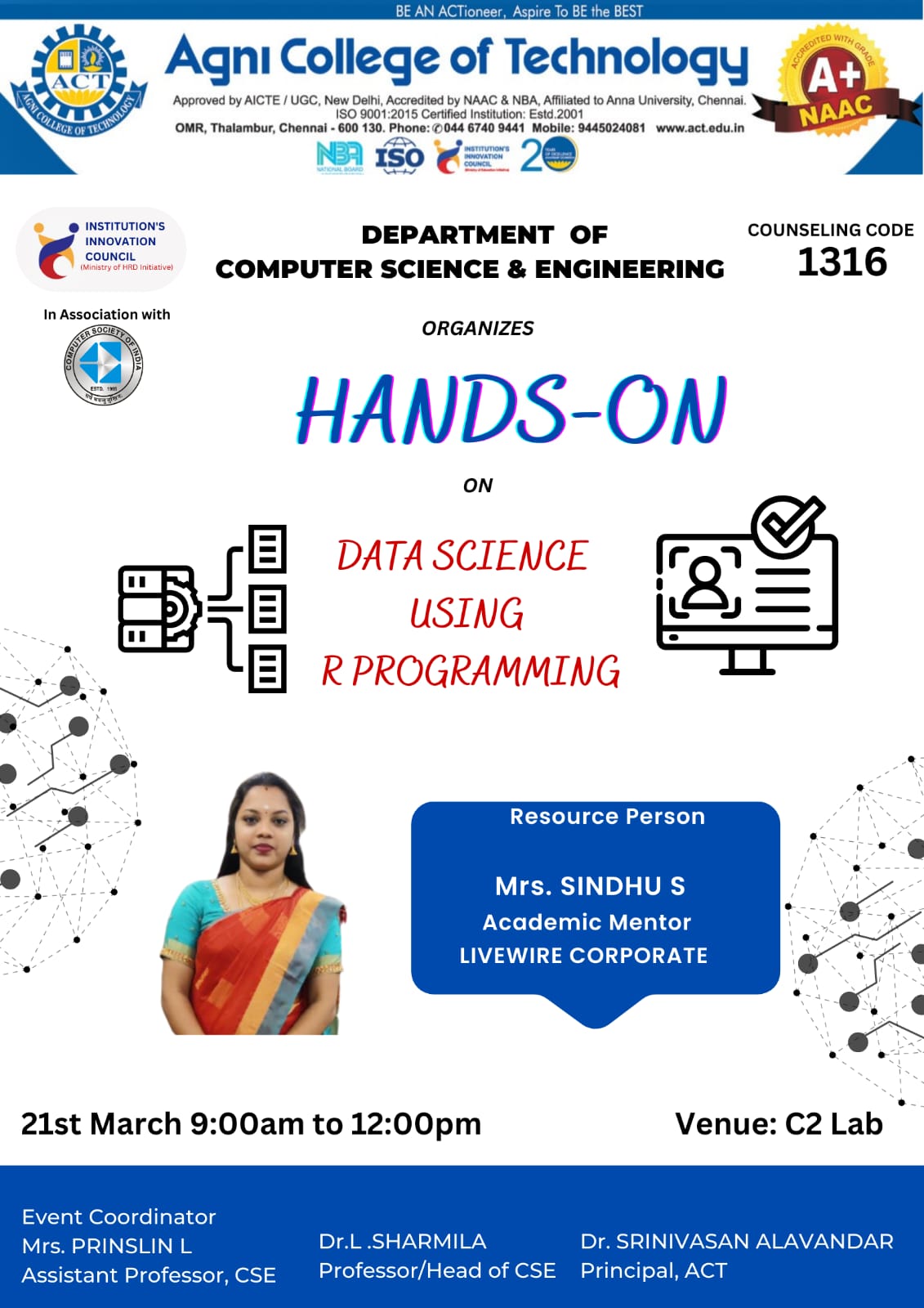Hands on Training on Data Science using R Programming