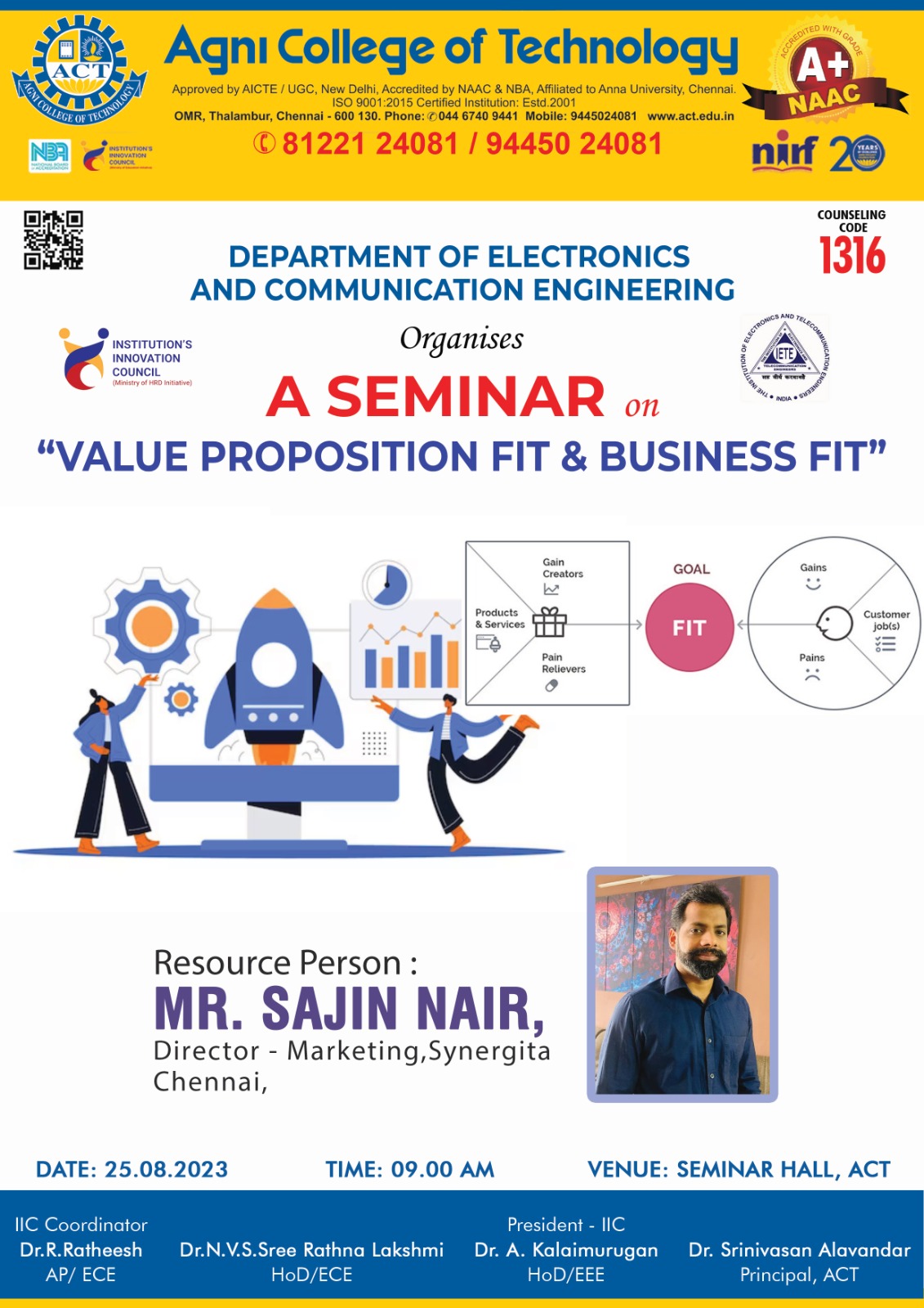 Seminar on Value Proposition Fit and Business Fit