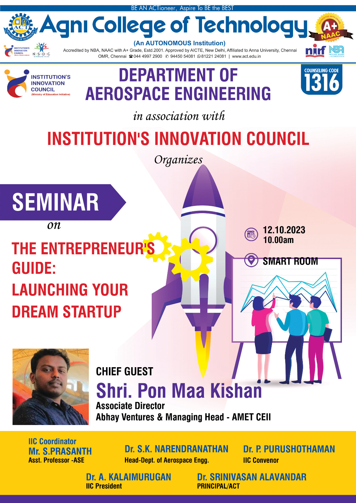 Seminar on The Entrepreneur’s Guide: Launching Your Dream StartUp
