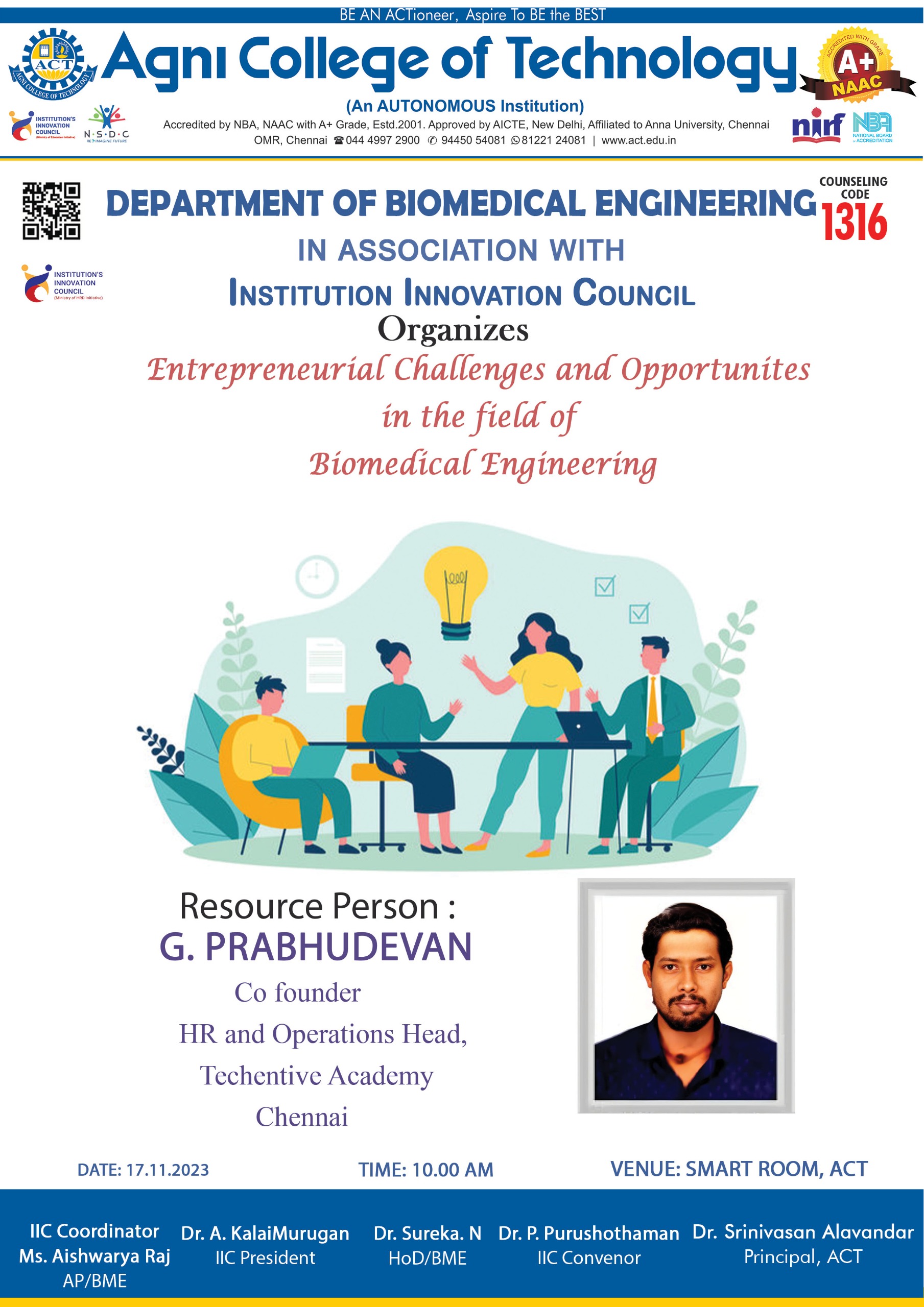 Entrepreneurial Opportunities and Challenges in the field of Biomedical Engineering