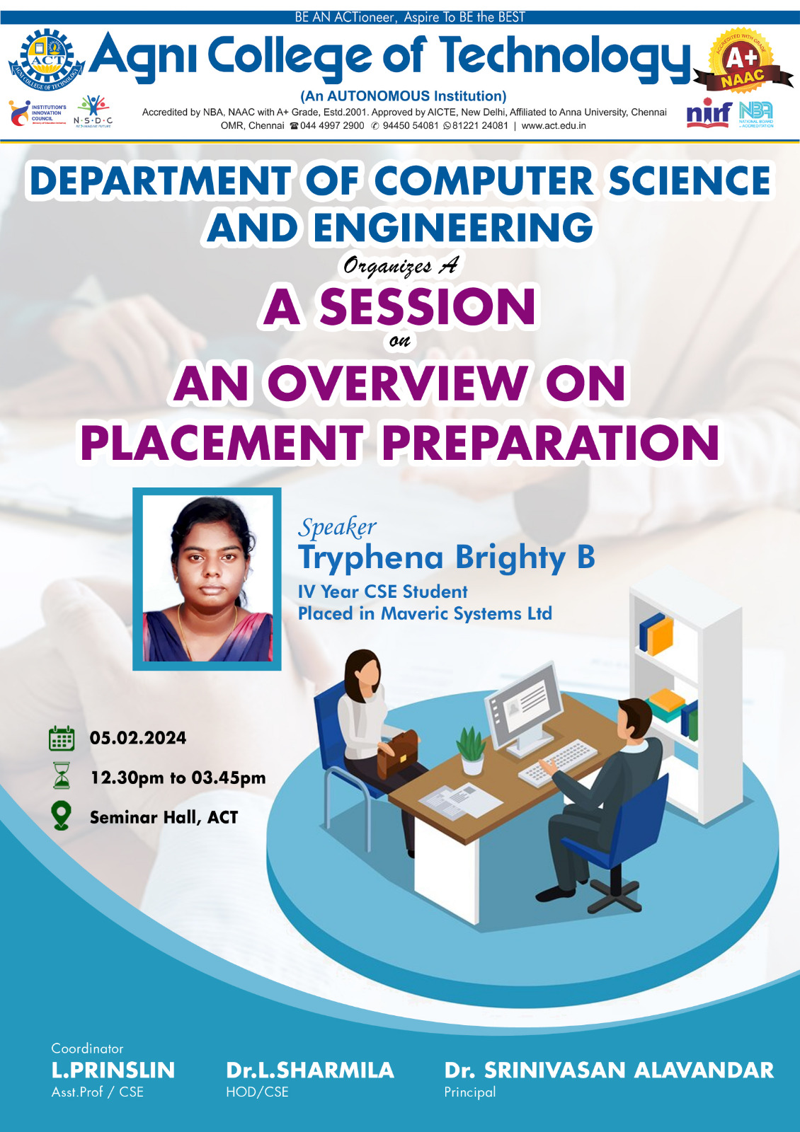 A Session on An Overview on Placement Preparation