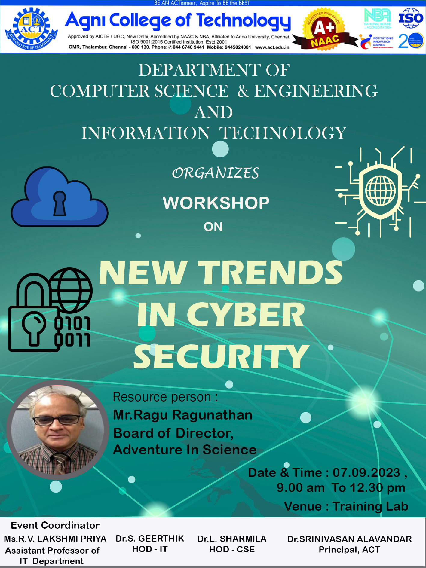 Workshop on New Trends in Cyber Security