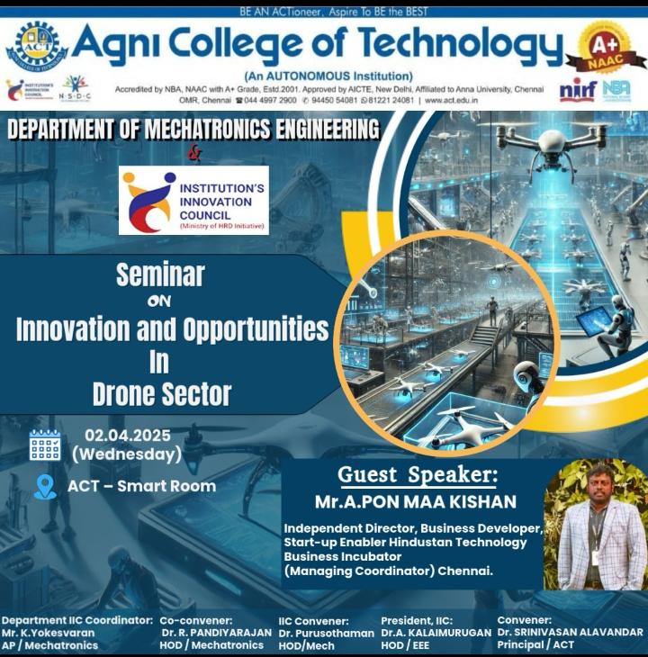 Seminar on Innovation and Opportunities in Drone Sector