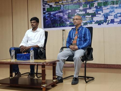 Dept of CSE : Guest Lecture on Recent Trends in IT Industry