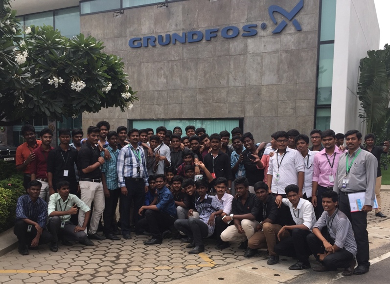 Industrial Visit – Grundfos India on 29.09.2016