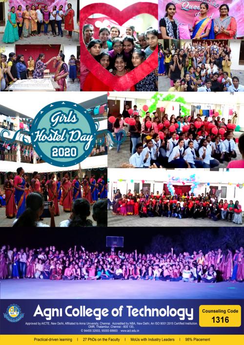 Girls Hostel Day Celebration on 08-03-2020