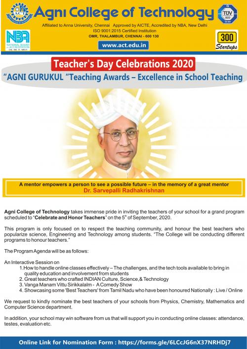 Teachers Day Celebrations 2020