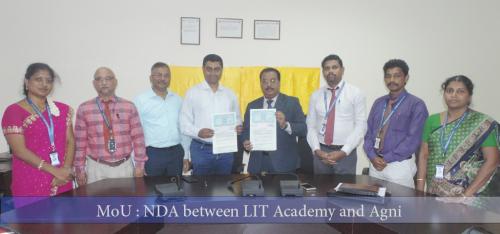 MoU : NDA between LIT Academy and Agni College of Technology