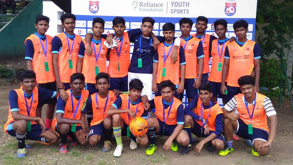 Reliance trophy foot ball match on 23.09.2016