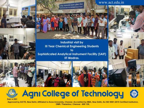 Dept of Chemical Engg : 3rd Year Industrial Visit