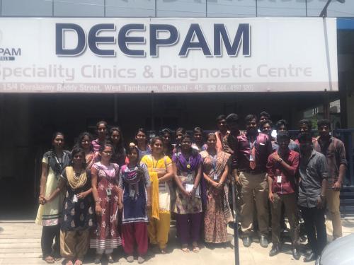 Industrial Visit â€“ Third year BME Students- Deepam Hospital on 21.07.2017