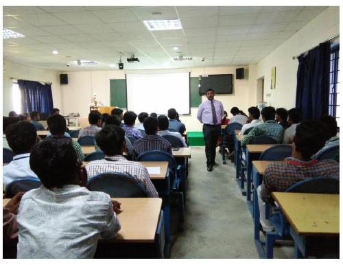 Guest Lecture on the Topic Recent Trends in Solar Energy on 10.12.2016