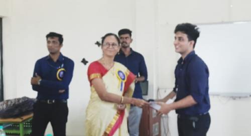 Dept of MAE – Final Year Student Won 2nd Prize in Paper Presentation