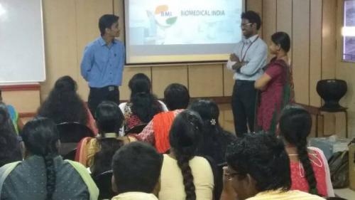TECHNICAL TRAINING BY NIRANJAN ULTRASOUND PVT. Ltd. For final year BME students- 17-07-2017